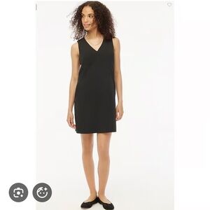 J. Crew Factory Black Sleeveless Mini Dress